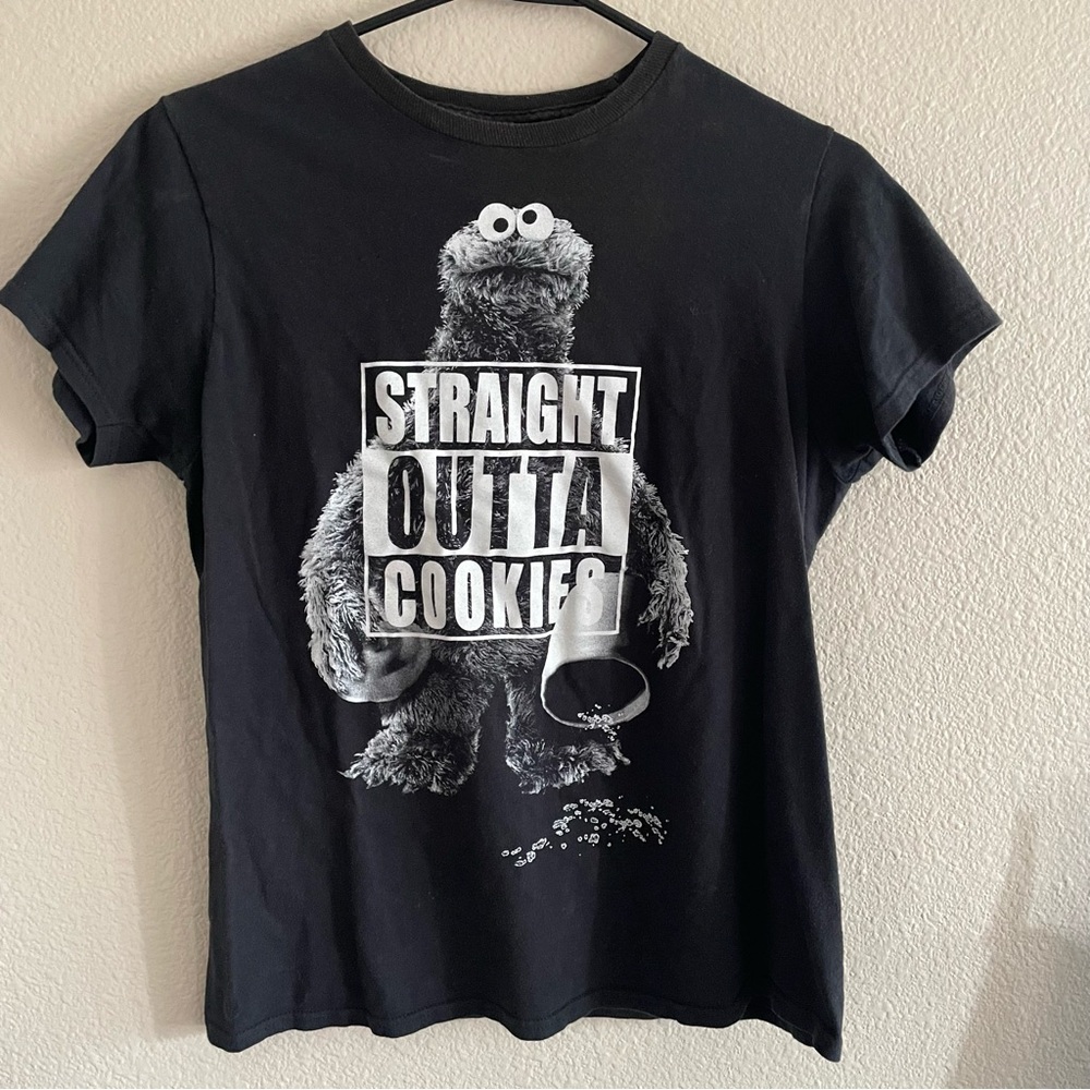 Cookie Monster Straight Outta Cookies Women’s Tee